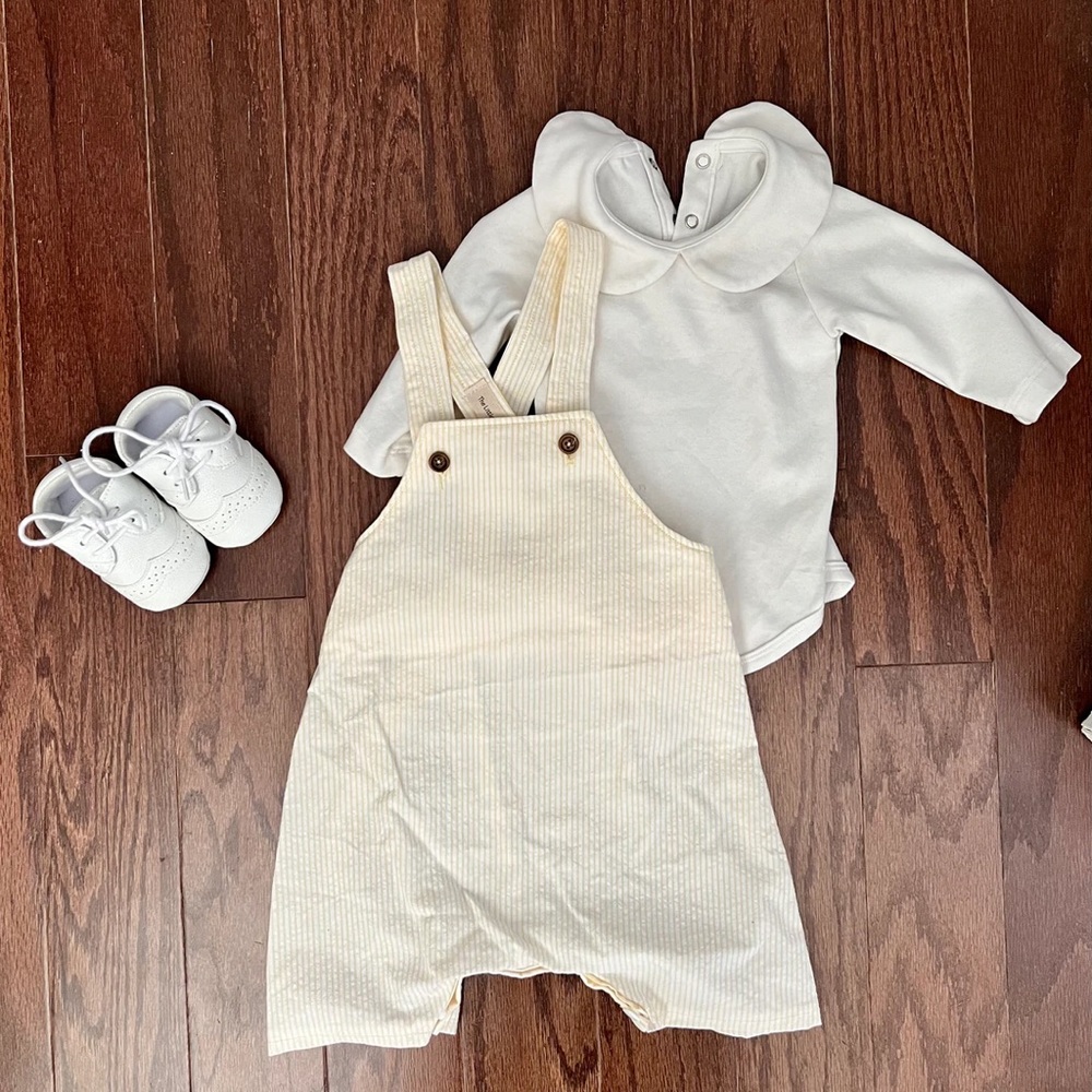 Boys boutique style romper